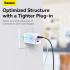 Baseus Travel Charger GaN5 Pro Fast Wall Charger, C+C+U, QC, AFC, PD 65W with Type-C to Type-C (100W) Cable 1m, White